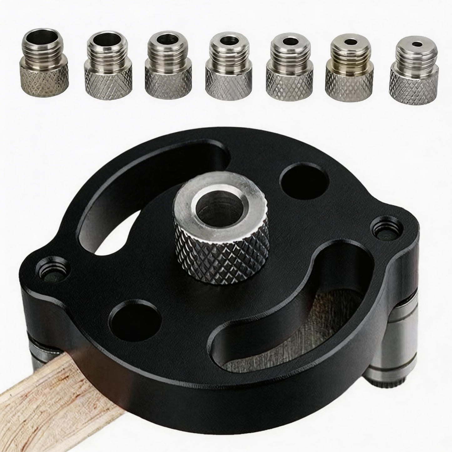 Self-Centering Doweling Jig——with free 8 Interchangeable Bushings