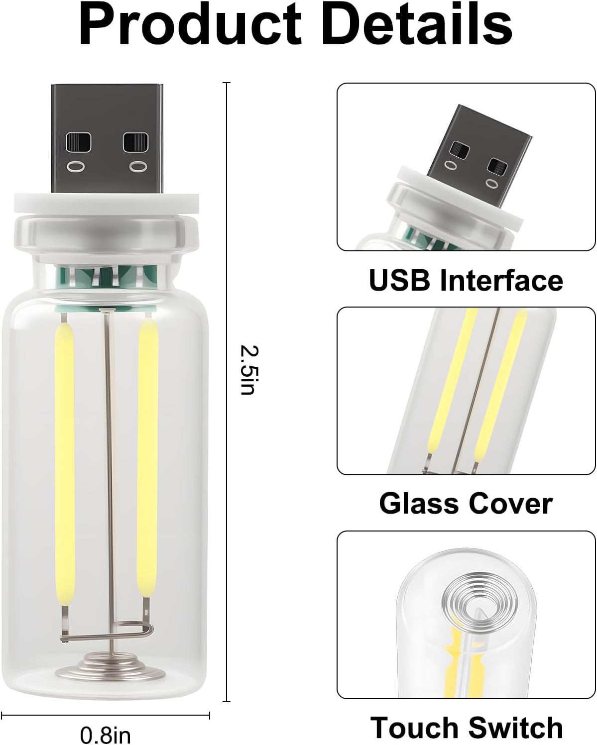 🌟Car USB Night Light Bulb