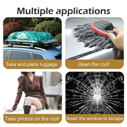 Dailyardtool® Count SUV Roof Step Assist, Car Door Hook-On Foot Pedal