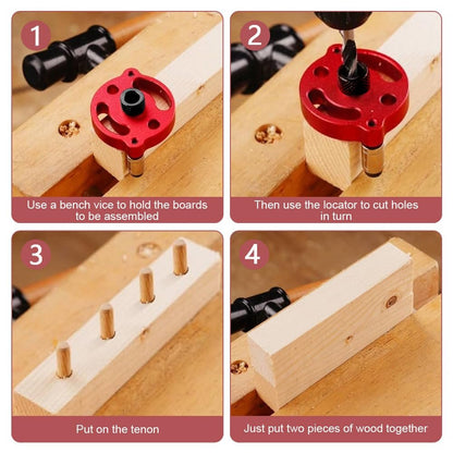 Self-Centering Doweling Jig——with free 8 Interchangeable Bushings