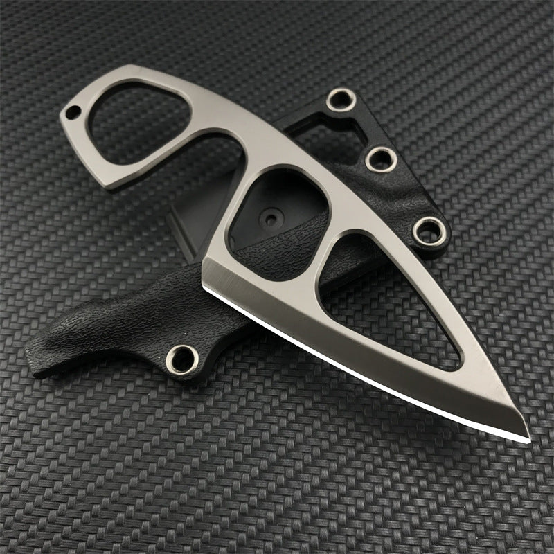 Dailyard Tactical EDC Knife with Multi-Carry Sheath & Belt Clip