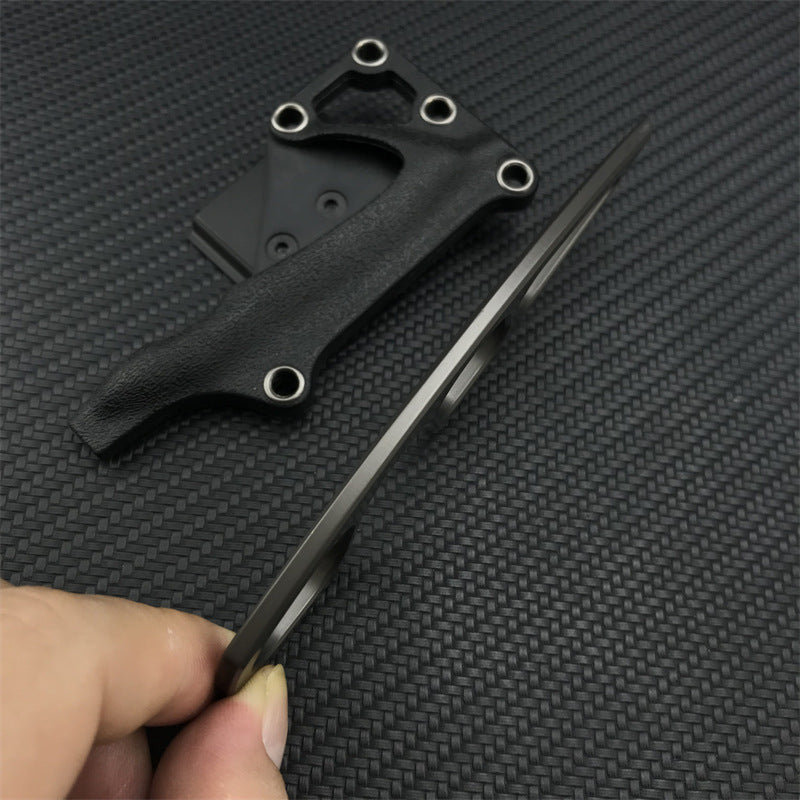 Dailyard Tactical EDC Knife with Multi-Carry Sheath & Belt Clip