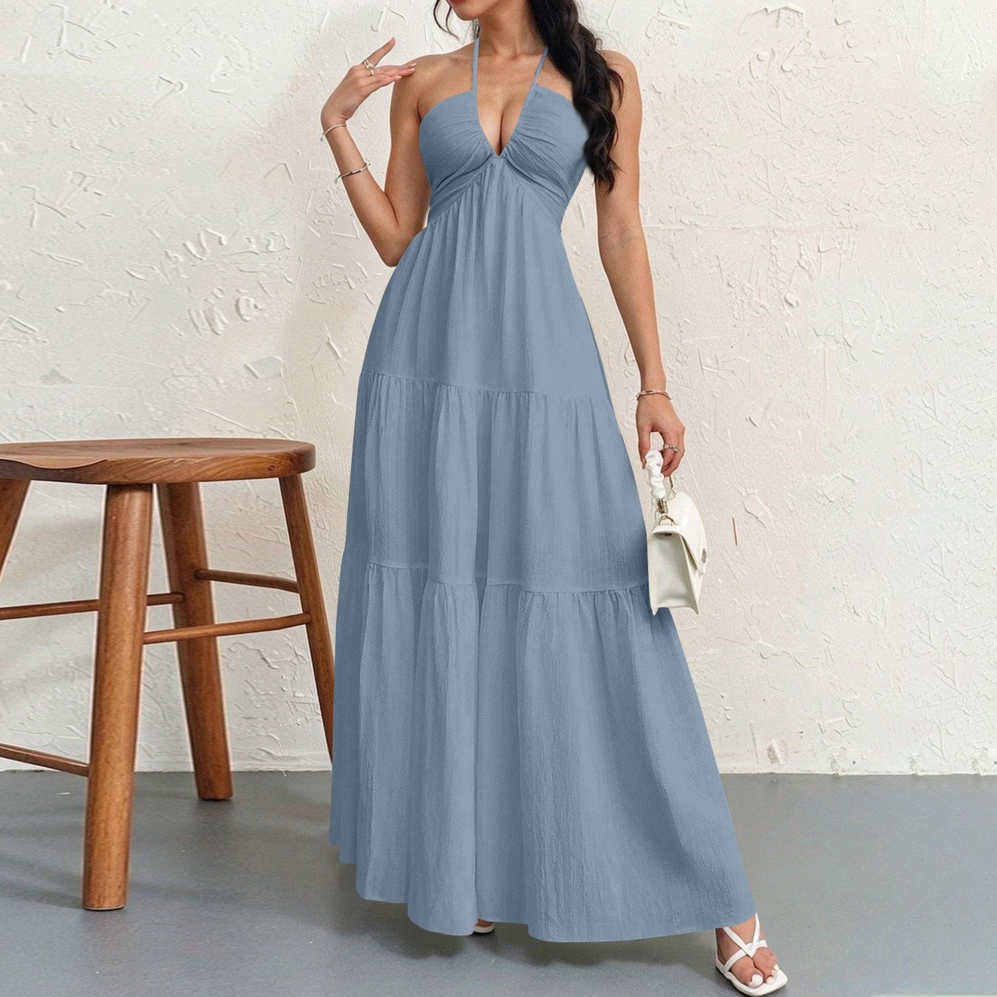 🏆SUMMER SALE 💥Women's Casual Basic Loose Fit Sleeveless Dress