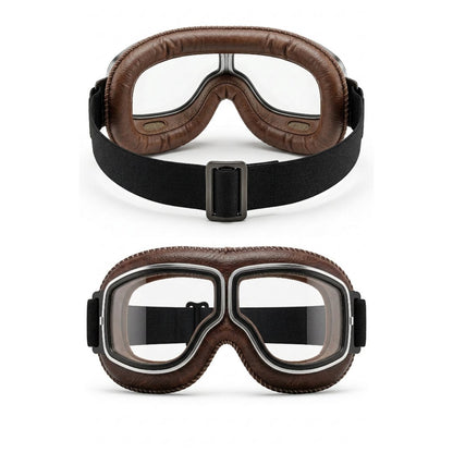 🕶️ OTG Vintage Motorcycle Goggles (Fits Over Glasses)