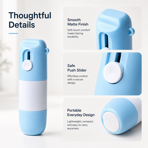 2-in-1 Box Cutter & Thermal Paper Eraser