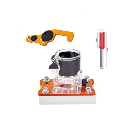 Dailyardtool® 2-in-1 Woodworking Trimmer Slotting Auxiliary Positioning Bracket