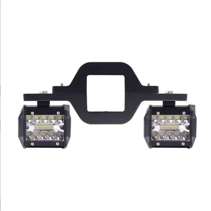 Dailyardtool® 2pcs 4 Inch LED Pods with Tow Hitch Mounting Brackets