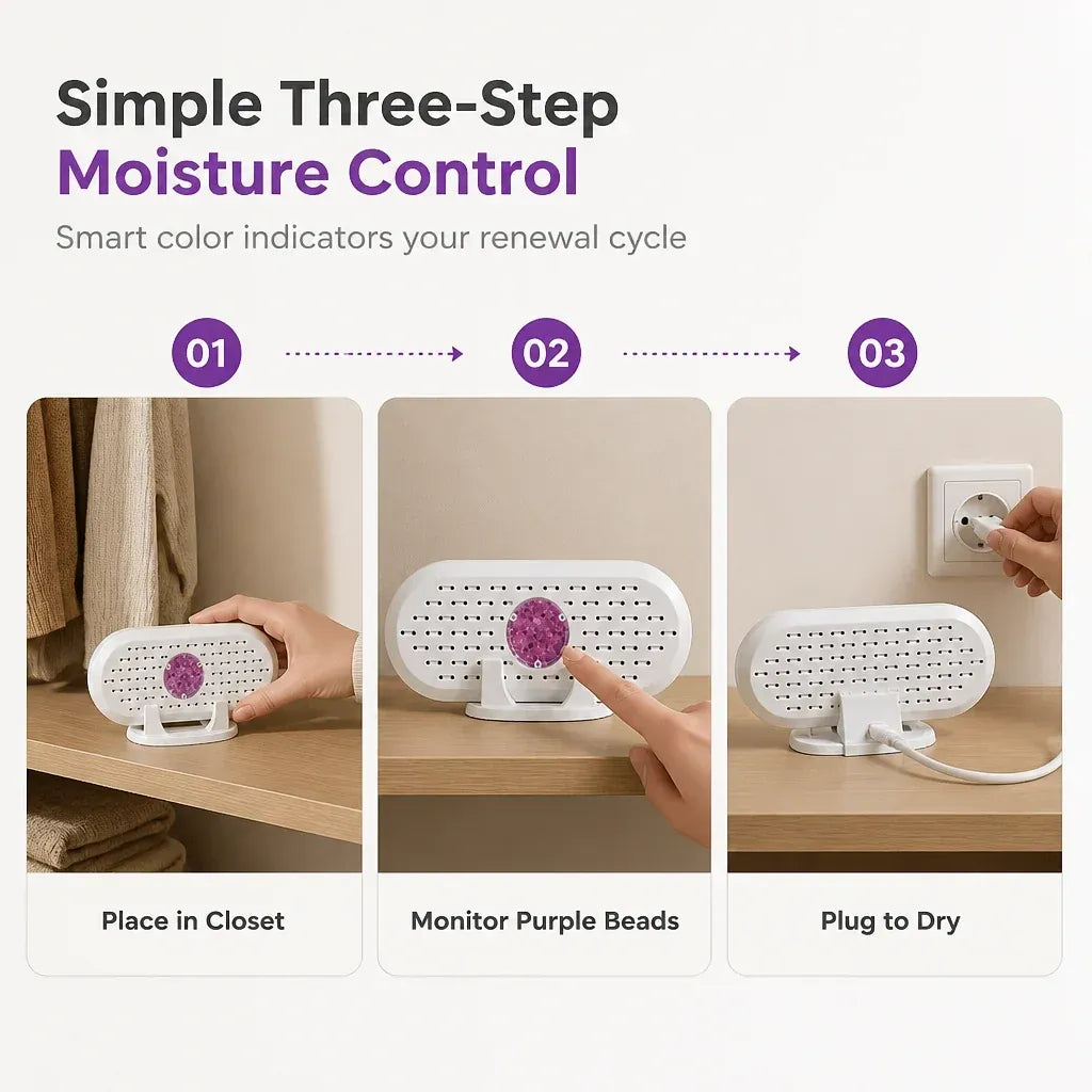 ⏰LAST DAY 49% OFF! 🏠💖Reusable Household Dehumidifier – Reduce Moisture & Keep Spaces Fresh ✨