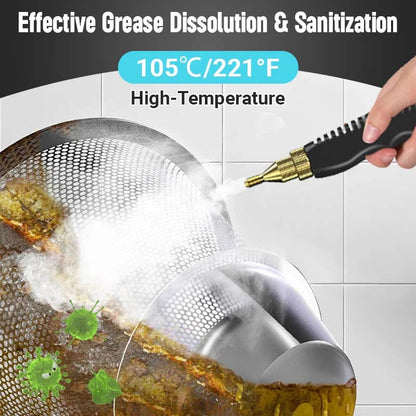 Dailyardtool® 2500W Handheld High-Temperature Pressurized Steam Cleaner