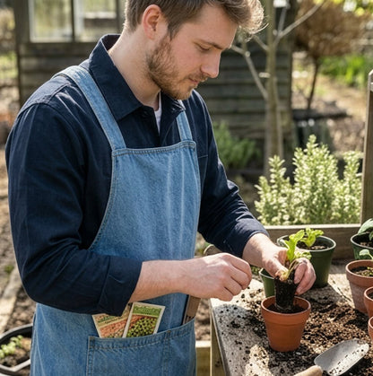 🔥Cloud-Fit Denim Apron | Ergonomic Cross-Back Design