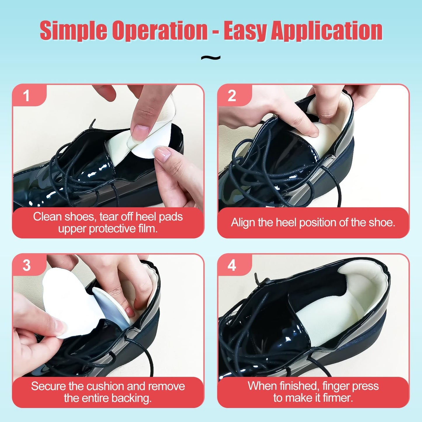 😍Anti-slip Heel Liners Soft Cushion Heel Protector Pads for Women Men Shoes