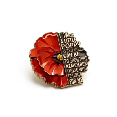 Red Friday Exquisite Poppy Brooch