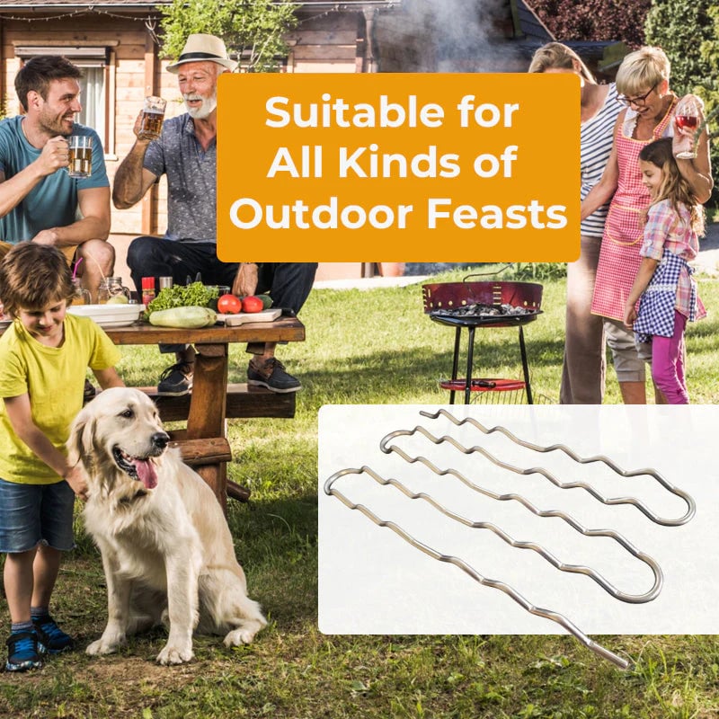 Dailyardtool® Grill Master Essential] BBQ Sausage Roller Rack