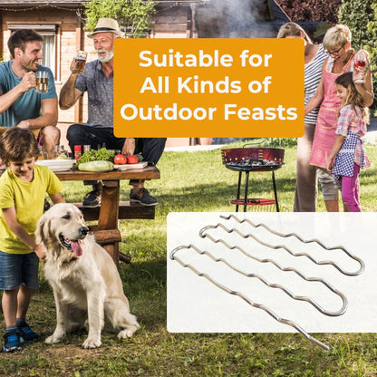 Dailyardtool® Grill Master Essential] BBQ Sausage Roller Rack