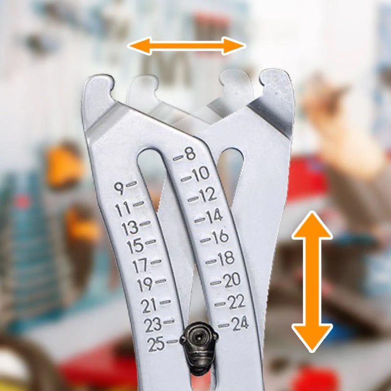 Dailyardtool® Nut & Bolt Head Size Gauge