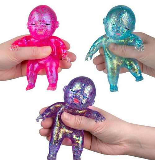 Curiosities Sugar Swaps Jumbo Baby Squishy Toy,low Rising Glitter Squeeze Toy for Stress Relief