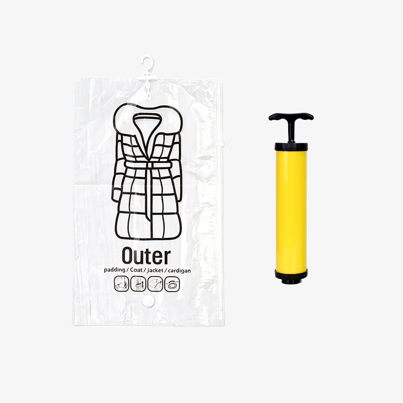 Hanging Vacuum Storage Bags – Save 75% Closet Space, No Folding Needed