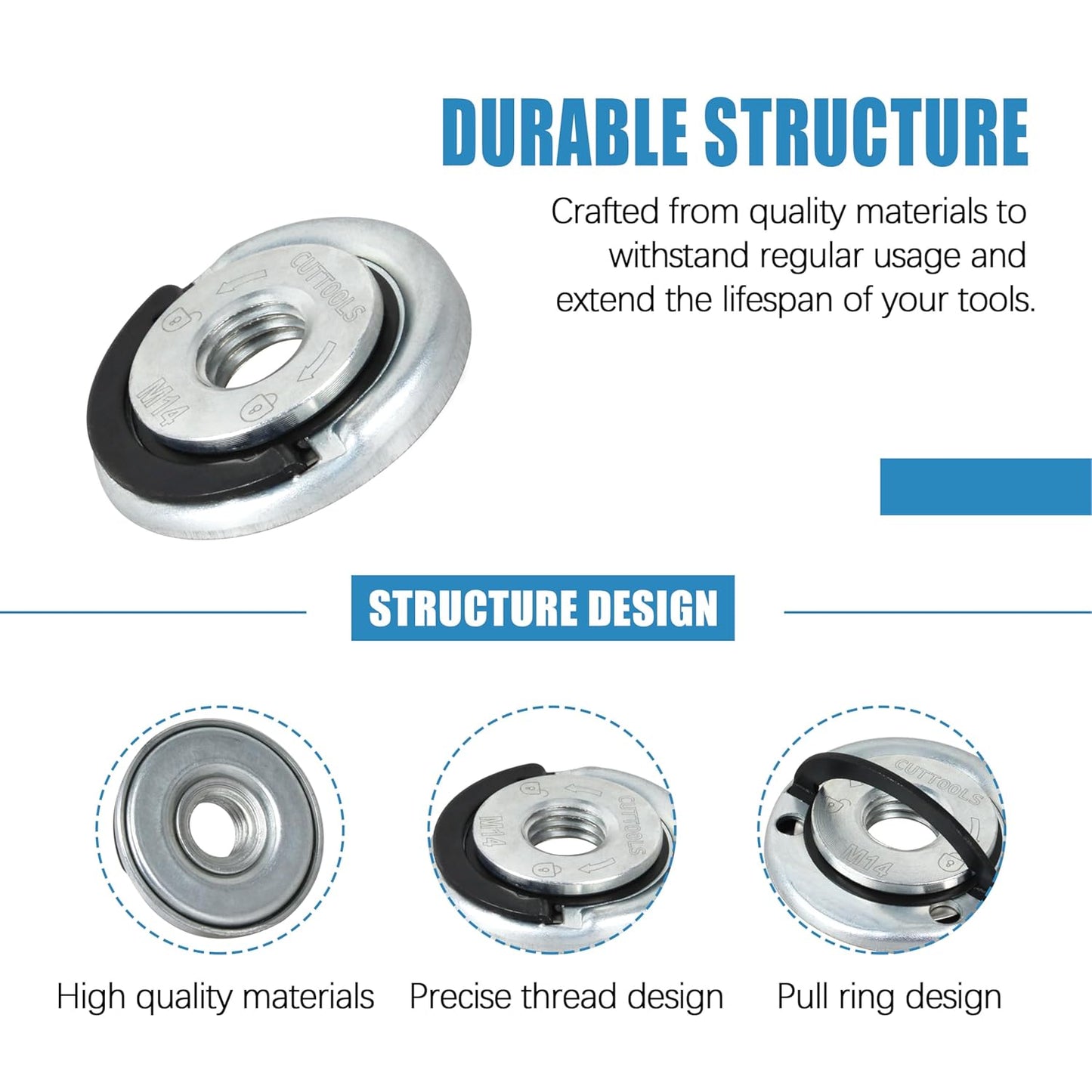 Dailyardtool® Angle Grinding Tool Flange Nut