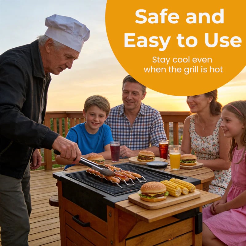 Dailyardtool® Grill Master Essential] BBQ Sausage Roller Rack