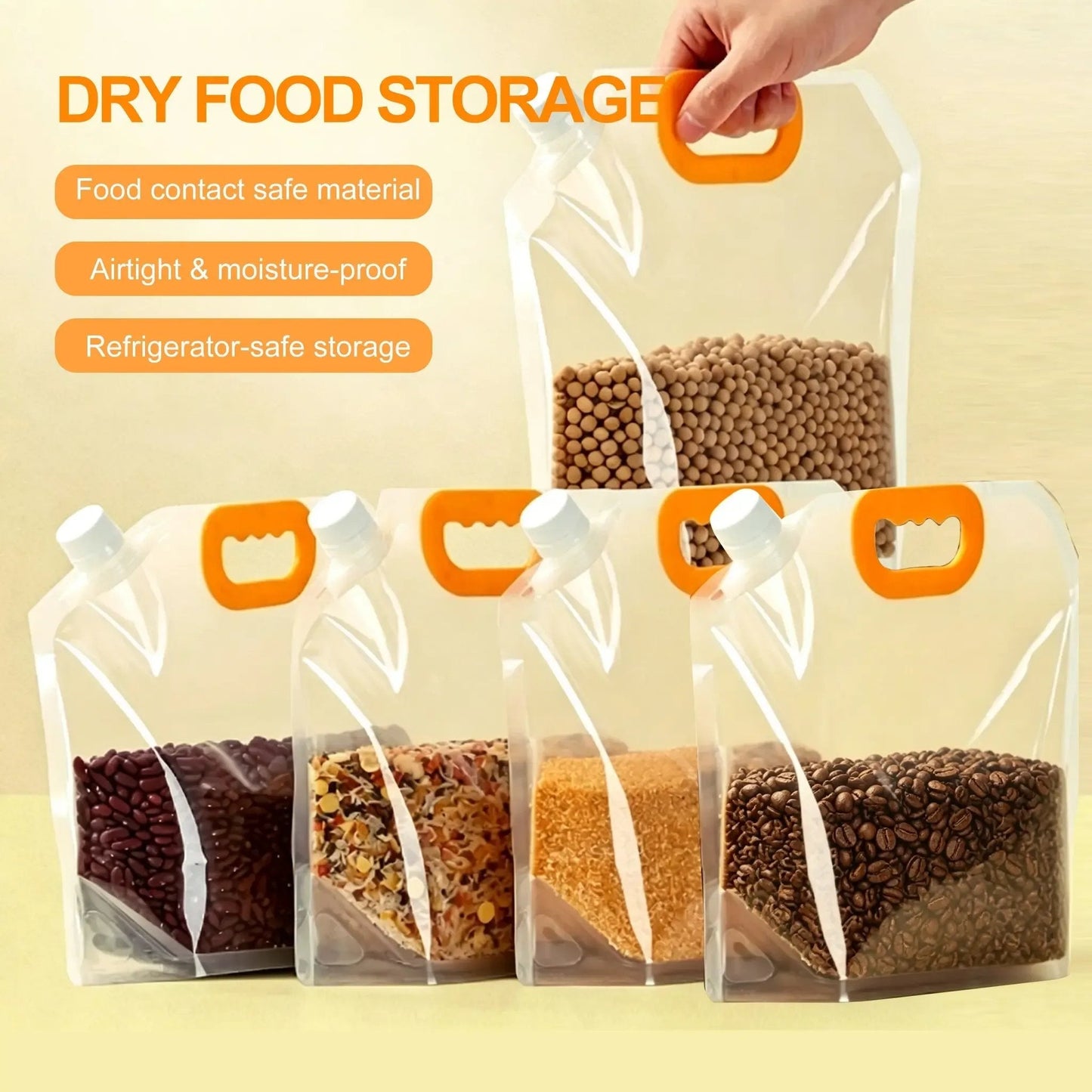 🔥Hot sale 30% OFF🌾 Airtight Grain Storage Bags with Handle