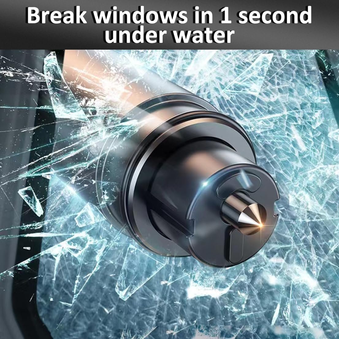 🏆 50K+ SOLD! Almost Gone-⚡Safe Hammer Glass Breaker Under Water