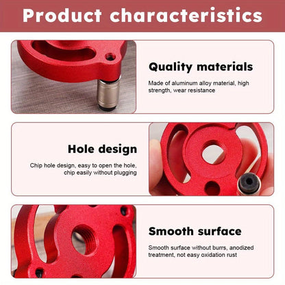 Self-Centering Doweling Jig——with free 8 Interchangeable Bushings