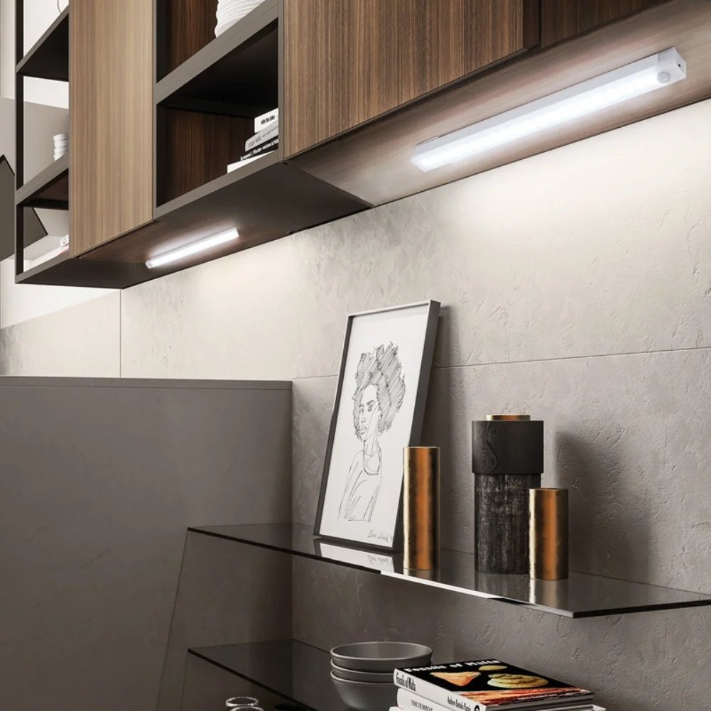 💡Under Cabinet Lighting-LED Rechargeable Closet Lights