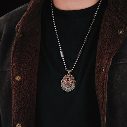 👁️‍🗨️Handmade Tarot Vision Pendant: Connect to Cosmic Wisdom Anytime(Cheat Sheet Included)