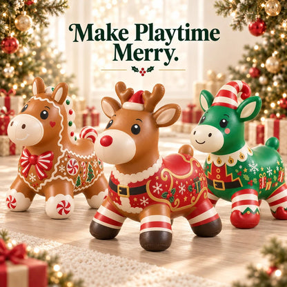 🎄 Christmas Animal Hopper – A Bouncy Ride-On Gift for Kids 🎁