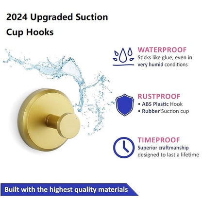 🪝 Upgraded Suction Cup Hooks – Strong 10lbs Hold, No Drilling & Reusable! 🎉👌