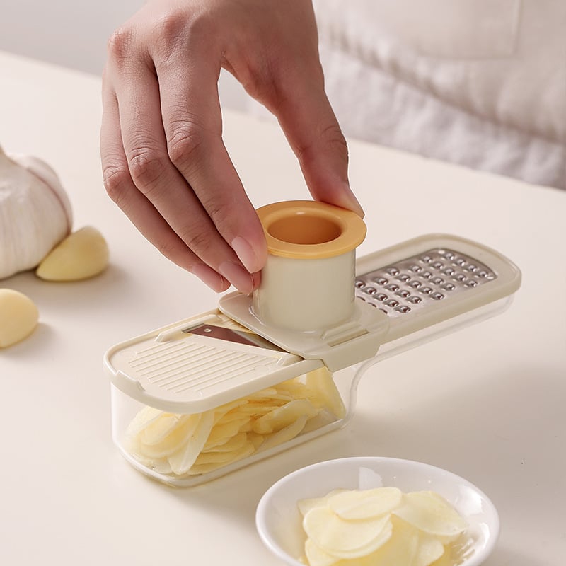 🔥Multifunctional Garlic Grinder & Mandoline Slicer