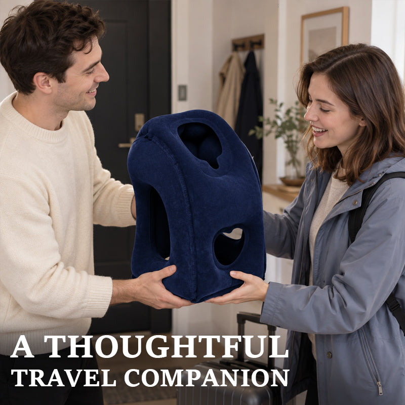 Ultra-Light Foldable Inflatable Travel Pillow | Portable Neck Support for Trips