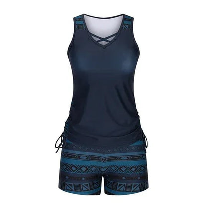 🌊Women's Fashion Two-Piece Tankini Set