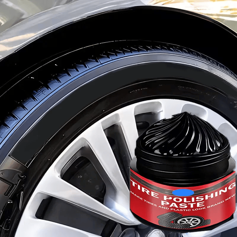 🚗 BUY 2 GET 1 FREE! ✨ Car Tire & Plastic Trim Renewal Paste – Restores Shine, Prevents Cracking & Easy Application 🛞