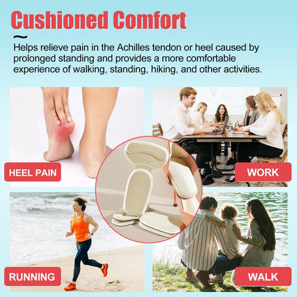 😍Anti-slip Heel Liners Soft Cushion Heel Protector Pads for Women Men Shoes