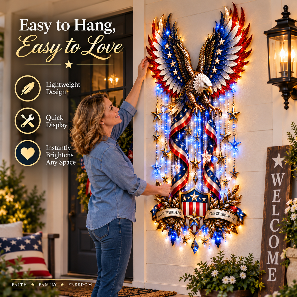 Let Freedom Light Your Home🏠