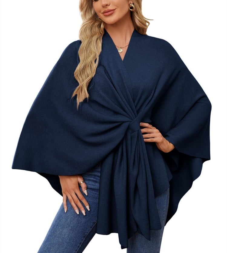 🔥Elegant Shawl Wraps Soft Open Front Poncho Shawl Wraps