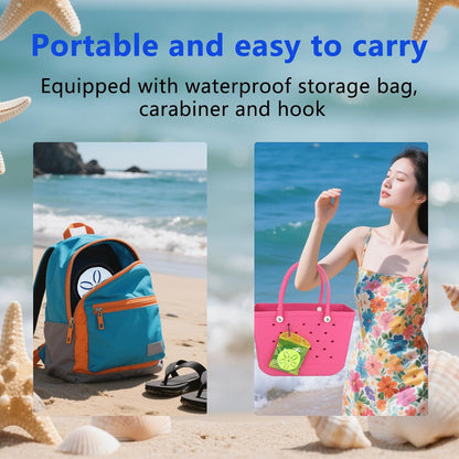 🏖️Beach Sand Remover Powder Bag – Talc-Free Natural Beach Essential