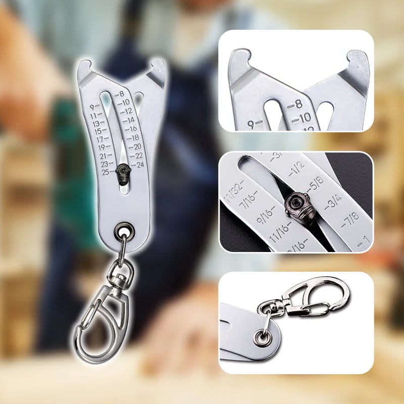 Dailyardtool® Nut & Bolt Head Size Gauge
