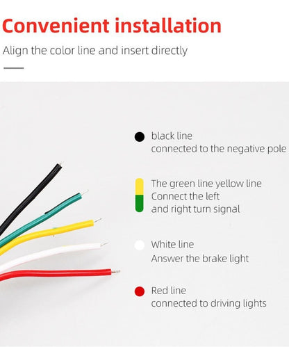 Dailyardtool® LED Tailgate Light Bar Strip