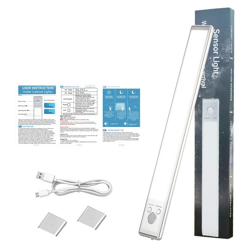 💡Under Cabinet Lighting-LED Rechargeable Closet Lights