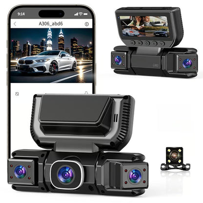 Dailyardtool® 360° Car DVR WiFi 4Channels Dash Cam Video Recorder