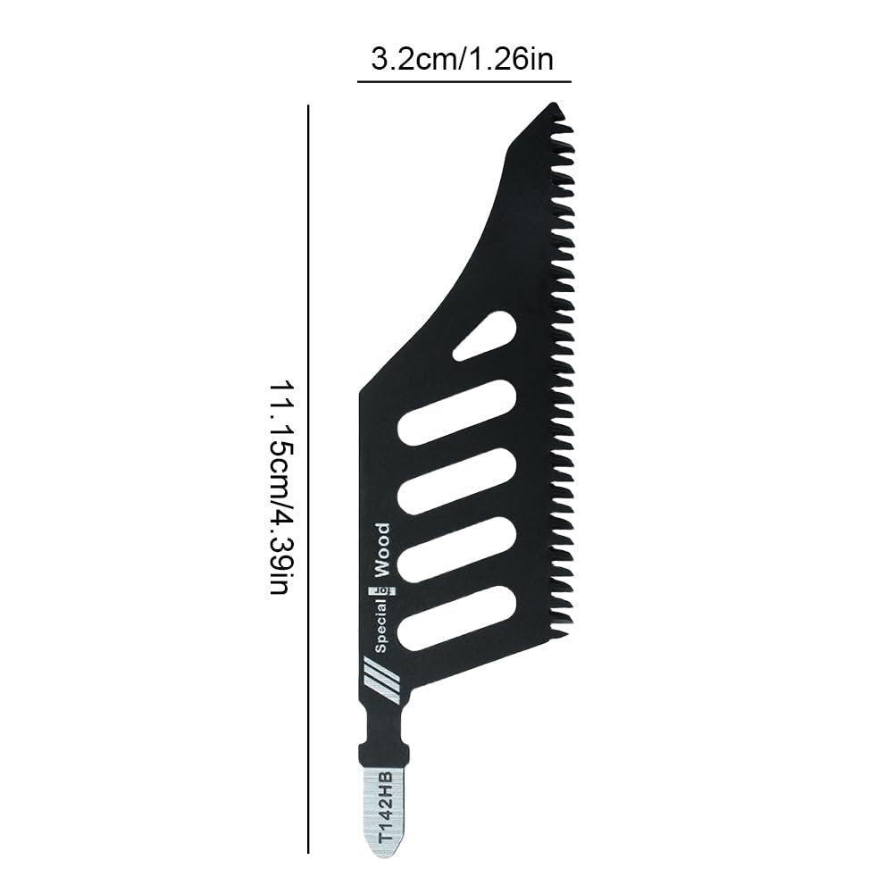 5pcs Flush Cutting Jigsaw Blade for Wood Plastic Metal