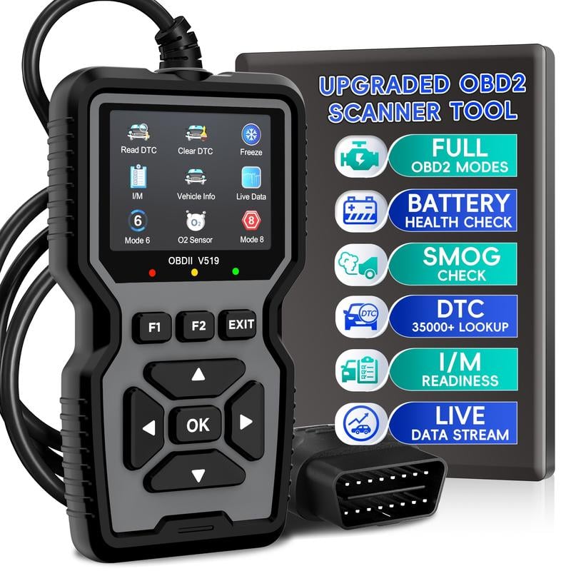 Dailyardtool® Advanced Diagnostic Tool Professional Engine Code Reader Reset Real-Time Data