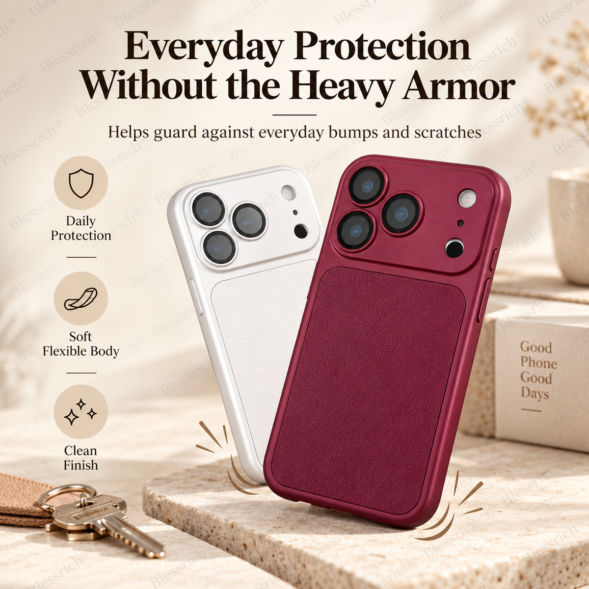 📱 LIMITED‑TIME 49% OFF! ✨ Soft Faux Leather Phone Case – Flexible, Slim, Model‑Specific ✨