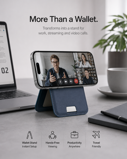 🔥Smart MagSafe Wallet Made of Genuine Nappa Leathe