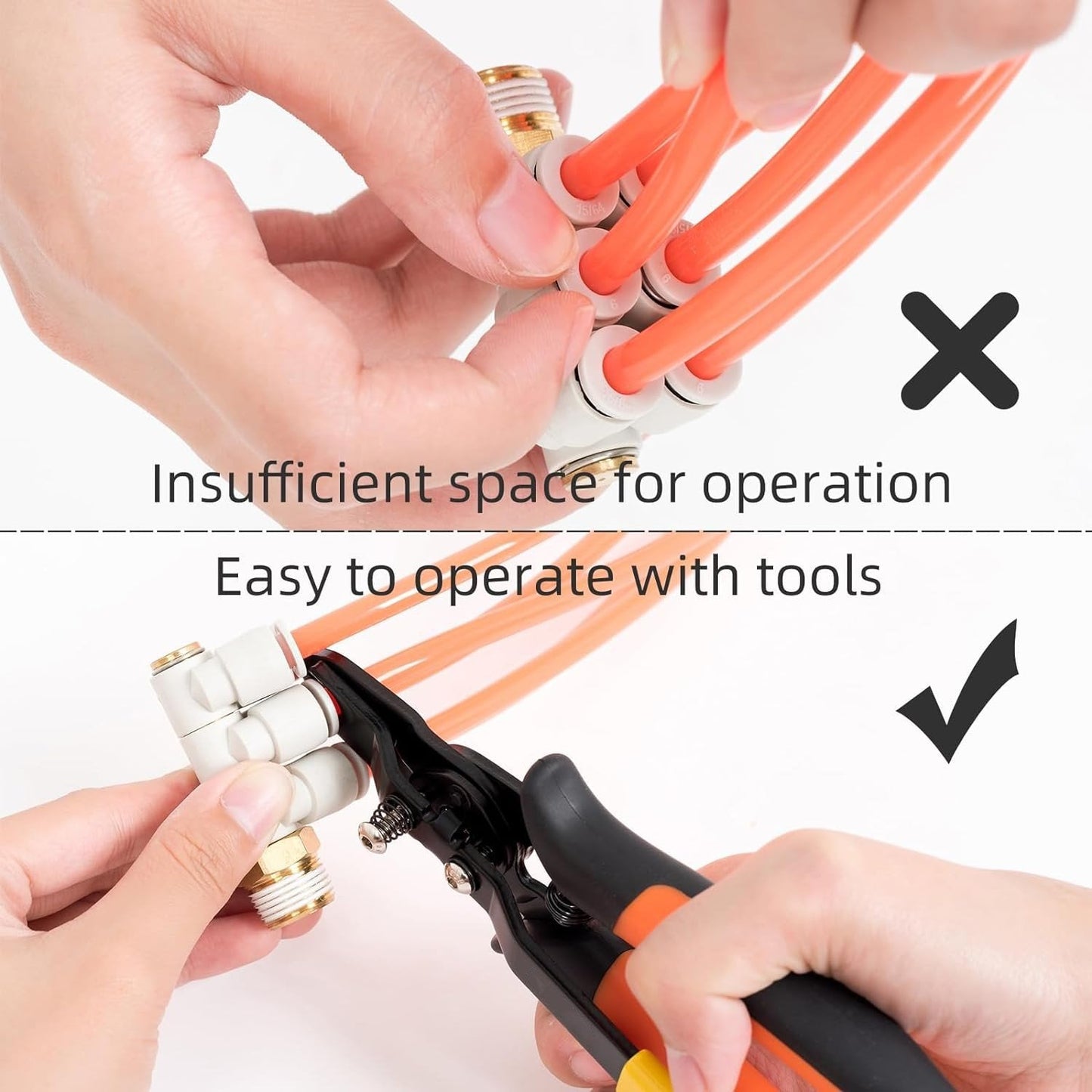 Dailyardtool® Push to Connect Fittings Disconnect Tong Tool