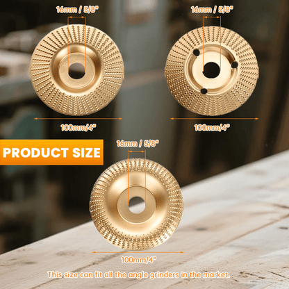 ⚒️Heavy-Duty Wood Carving Disc Set (3PCS)