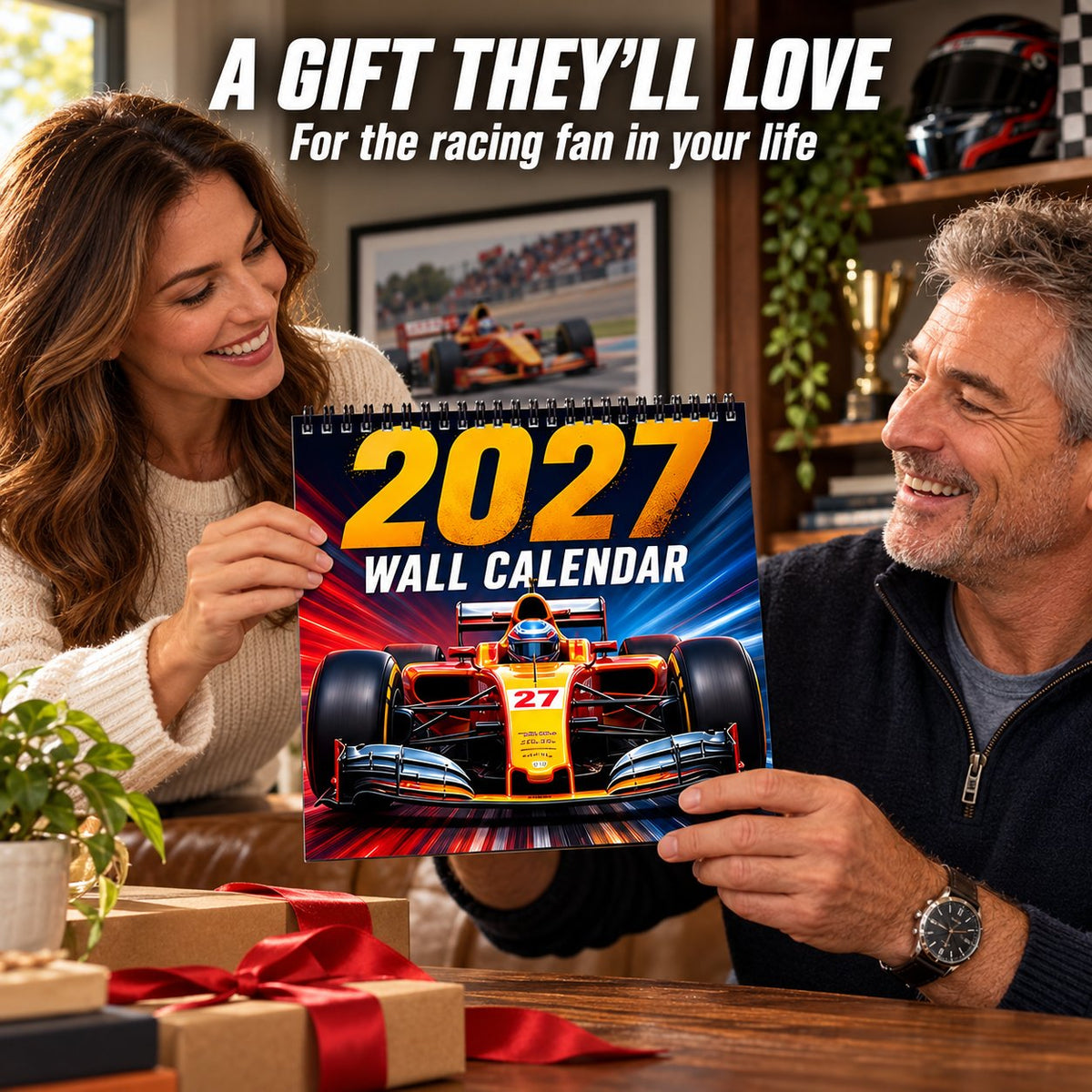🏁 For the Love of Racing — 2027 Racing Wall Calendar