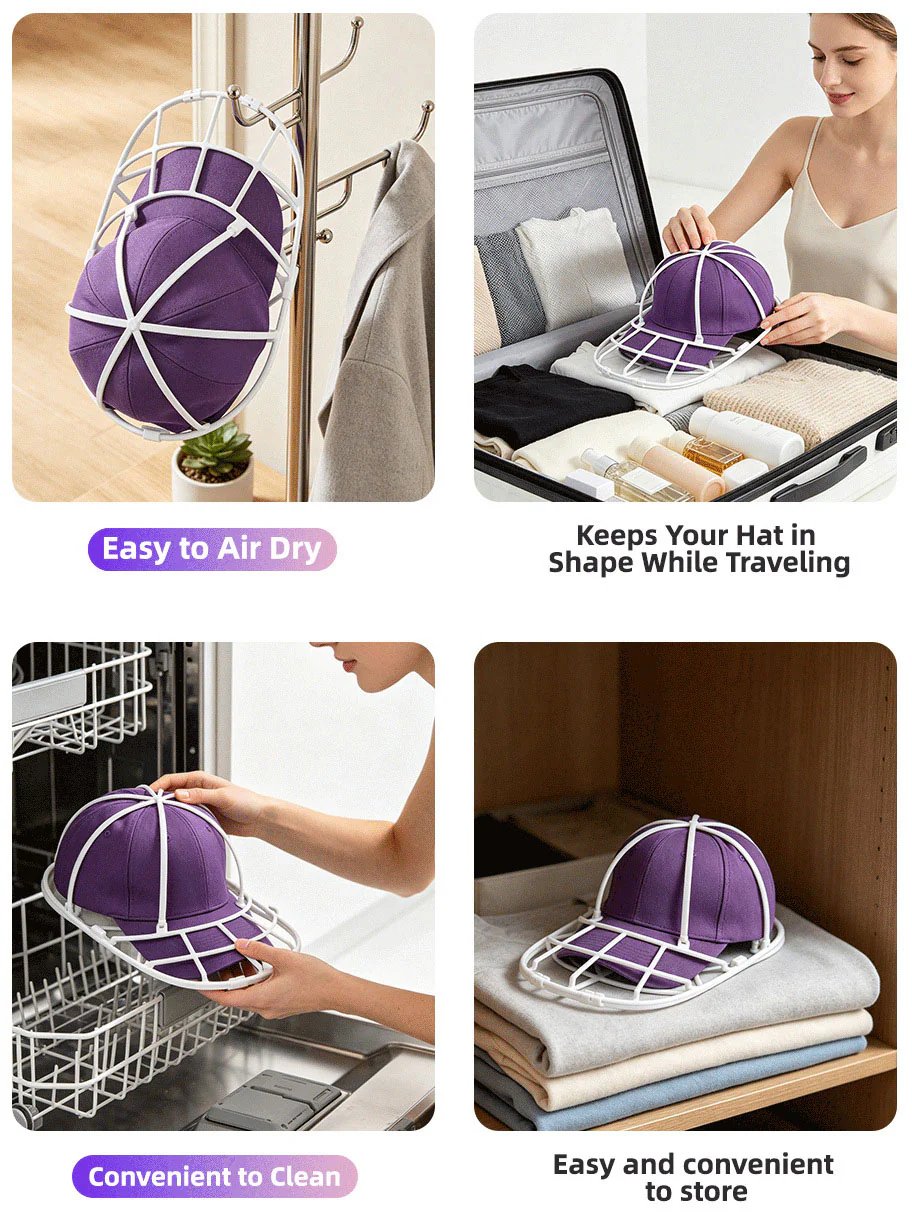 PP Hat Washer Cage with Adjustable Shaper